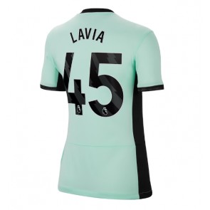 Chelsea Romeo Lavia #45 Replica Third Stadium Shirt for Women 2023-24 Short Sleeve